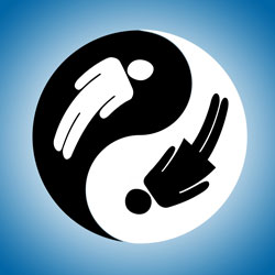 相反する二つのもの・・陰陽説