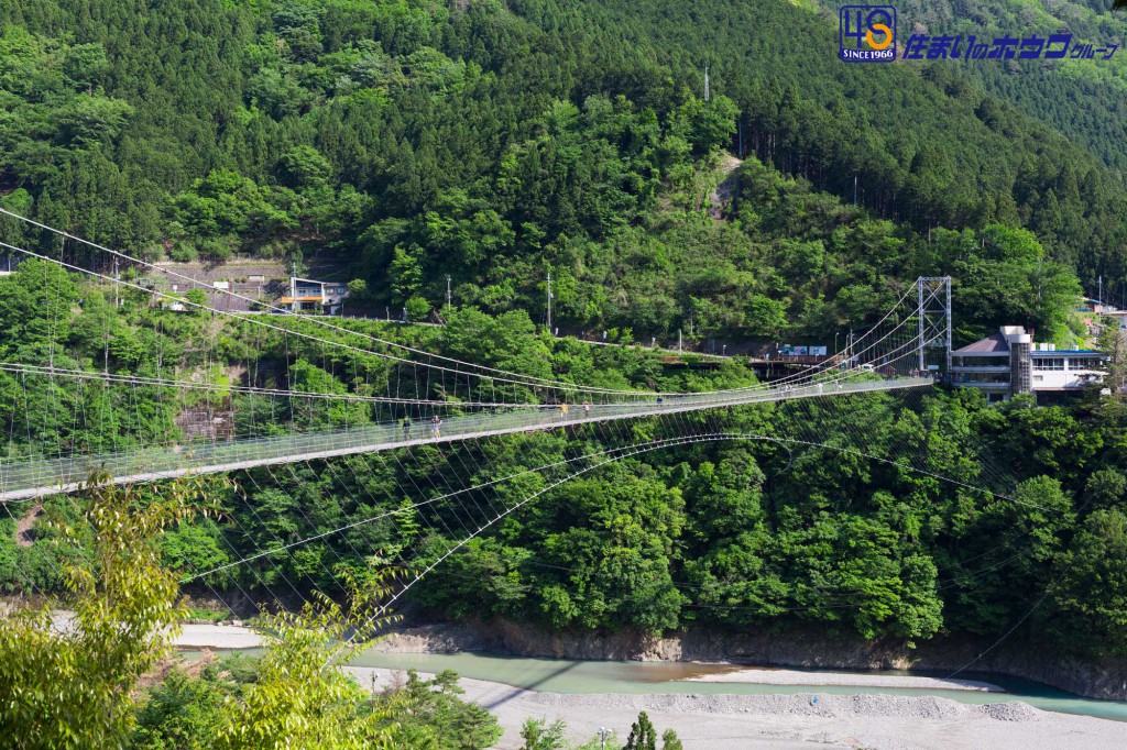 谷瀬の吊り橋