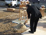 柳沢神社の宮司様