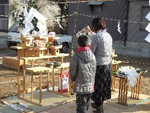 柳沢神社の宮司様