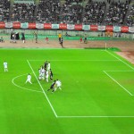 遠藤選手のフリーキック
