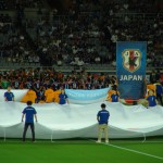 日本代表試合開始前