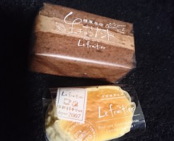 Le-fruitierさんの生チョコサンド＆半熟チーズ