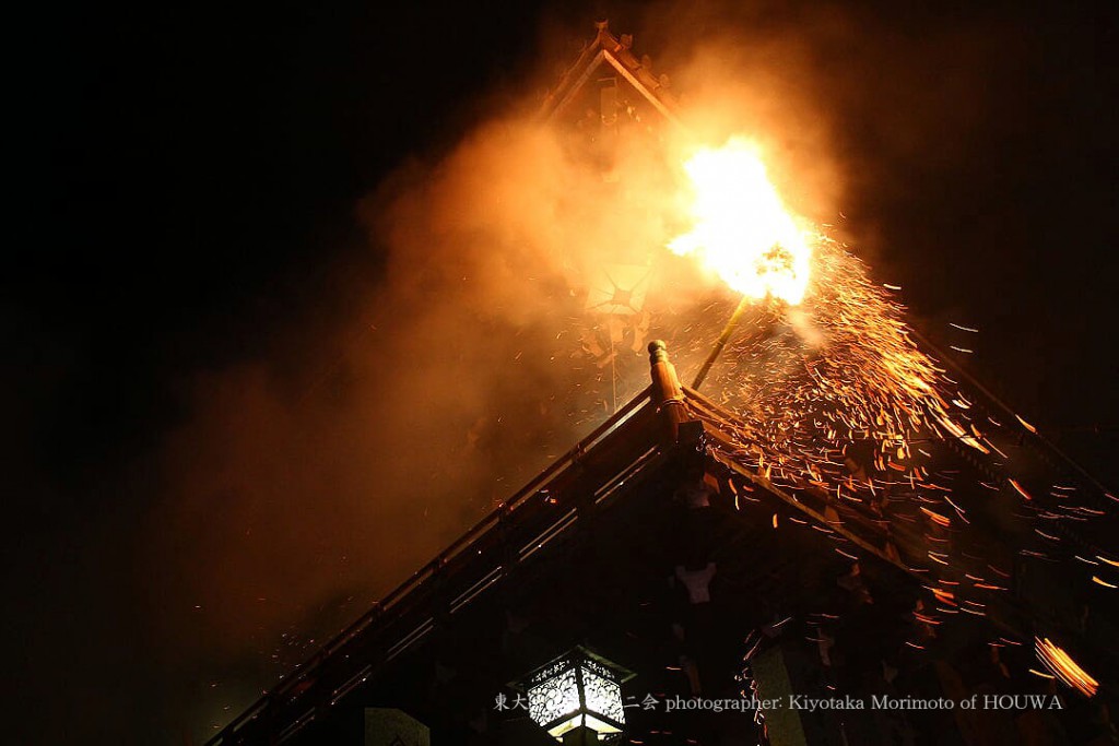 東大寺二月堂修二会（お水取り・お松明）撮影者 森本清隆　住まいのホウワ