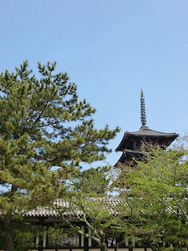 斑鳩町にて