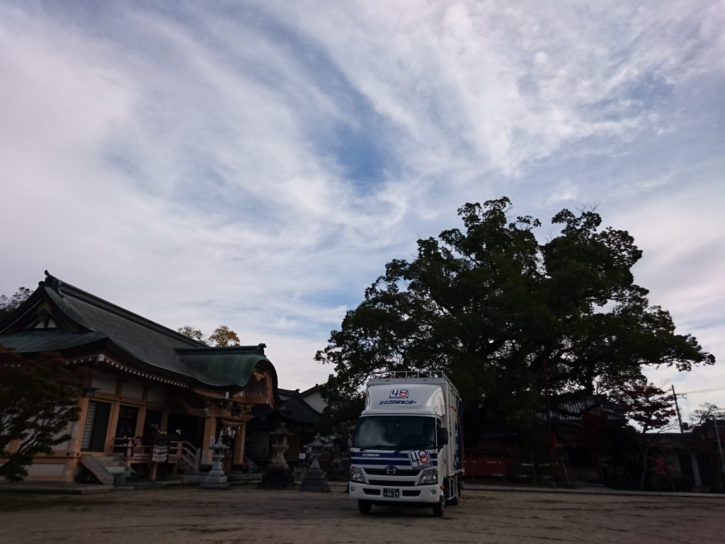 ニトン新車のご祈祷に伺いました┃斑鳩町龍田神社様