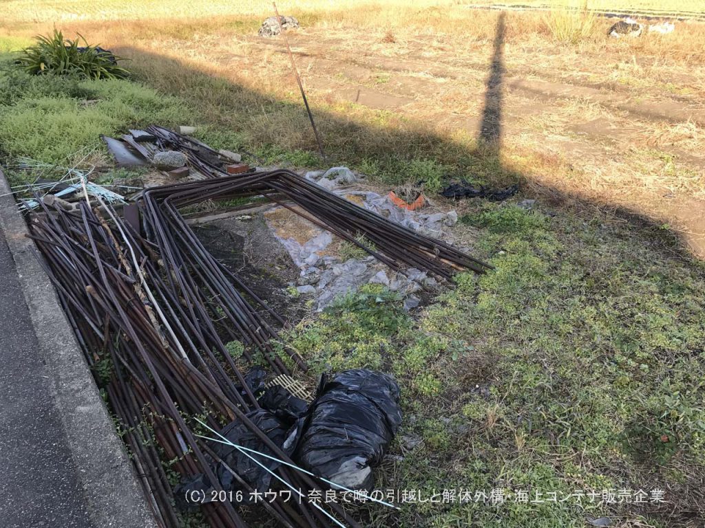 賃貸の田畑を原状回復して地主さんに返却 | 大和郡山市