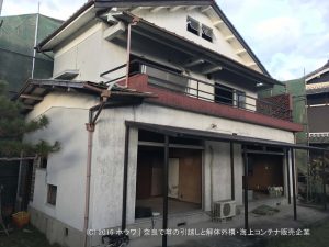 解体工事着工前のお清め | 奈良県生駒郡斑鳩町