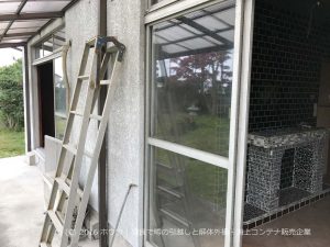 解体工事着工前のお清め | 奈良県生駒郡斑鳩町