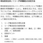 Ｊリーグのレギュラーシーズンのルール