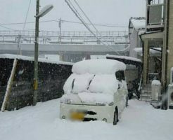 京都府舞鶴市の積雪状況です。