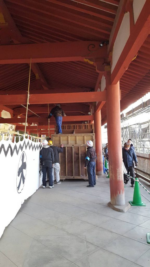 重要文化財 東大寺廻廊ほか3棟屋根葺替工事にともなう移転業務