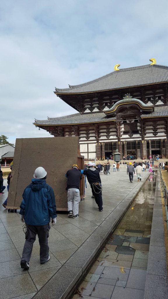 重要文化財 東大寺廻廊ほか3棟屋根葺替工事にともなう移転業務