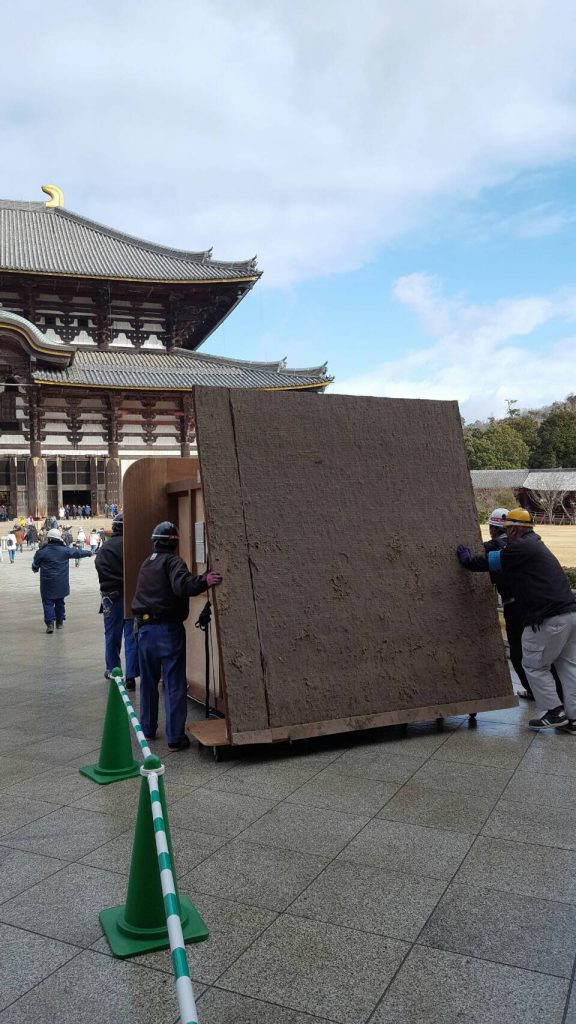 重要文化財 東大寺廻廊ほか3棟屋根葺替工事にともなう移転業務