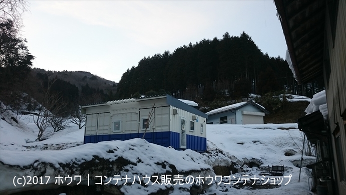 大江山鬼そば屋様に住居兼アトリエ用コンテナを納品｜京都府福知山市　