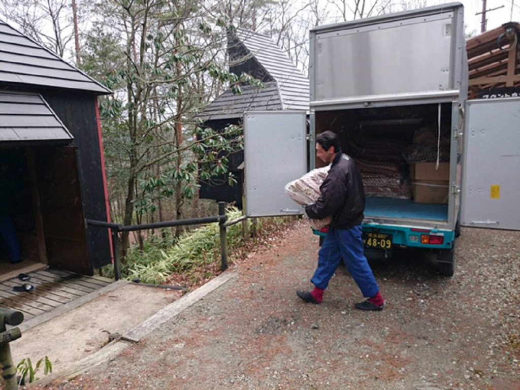 奈良県立野外活動センター様の敷地内移動作業 | 奈良市都祁吐山町