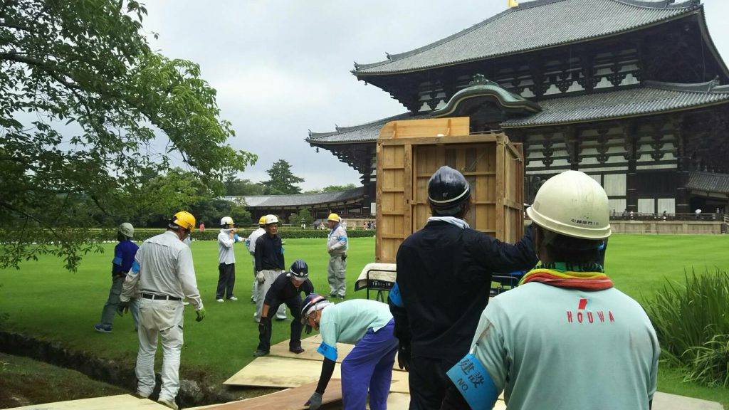 東大寺様の移転作業風景4