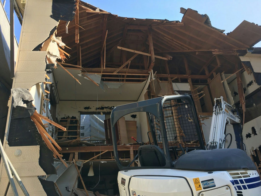 建物の取り壊し