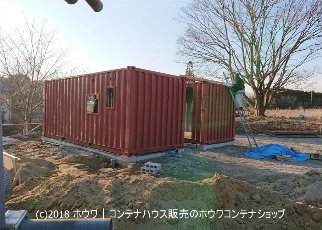 住居用コンテナハウス設置例｜三重県内に設置