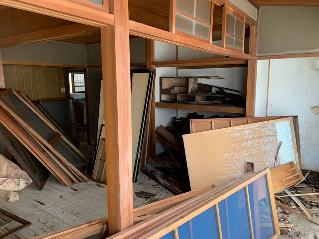 古家付き物件を購入後に桧家住宅さんでご新築 | 奈良市内で解体工事