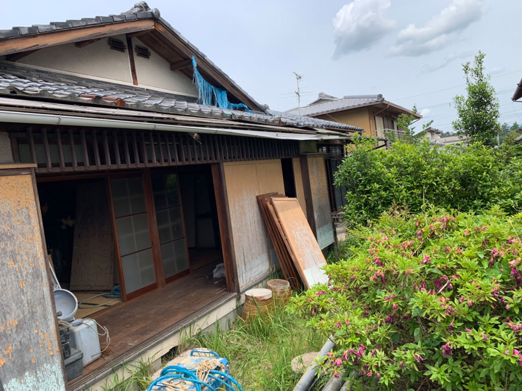 古家付き物件を購入後に桧家住宅さんでご新築 | 奈良市内で解体工事