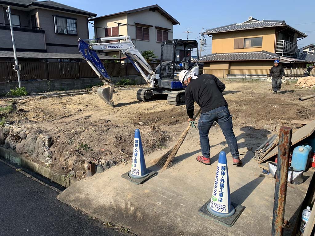 外構・石垣の撤去