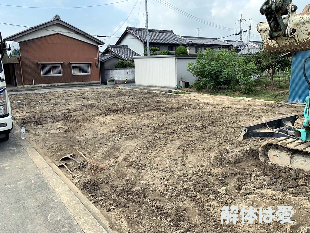 ご両親から受け継いだ土地家屋をご新築 | 大和郡山市で解体工事