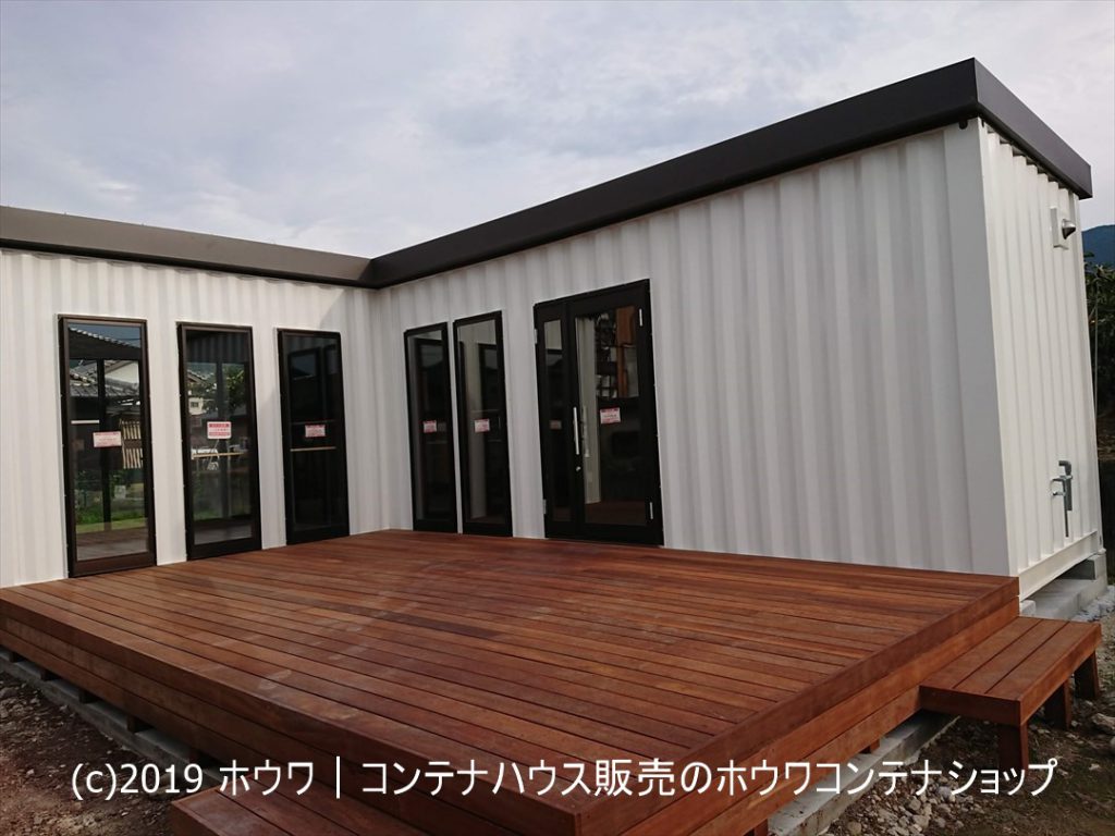 コンテナ製作のコーヒーショップ完成 | 和歌山県かつらぎ町