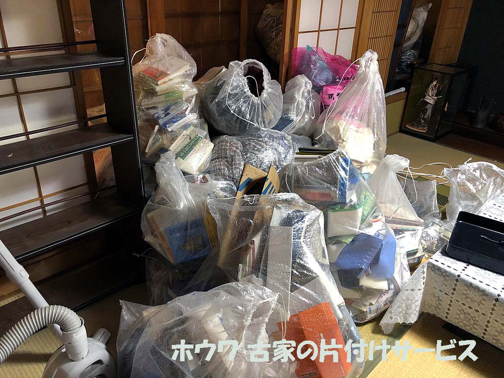 桜井市で解体予定のお家のお片付け