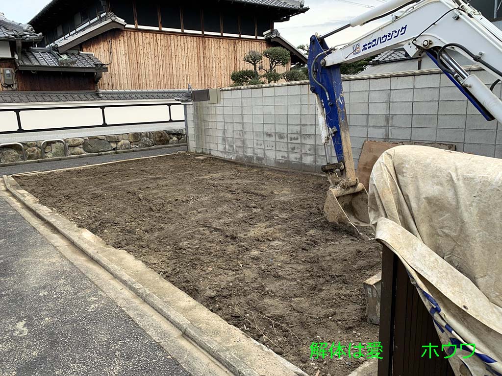 納屋の取り壊し | 大和郡山市