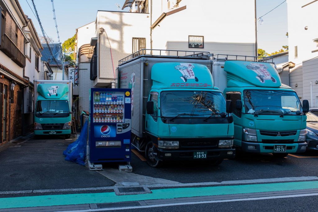 建て替え引越/茨木市積地/トラック