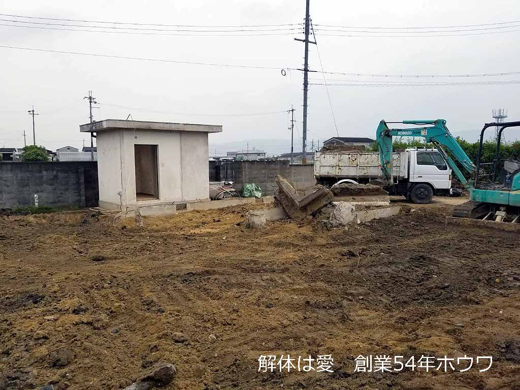 タマホームさんでご新築 | 相楽郡精華町で解体工事