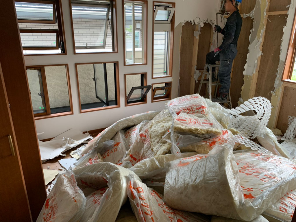 モデルハウスの建替え | 毎日ハウジング奈良住宅展示場で解体工事