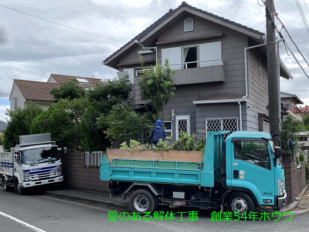 古家付き物件をタマホームさんで建替え | 生駒市で解体工事