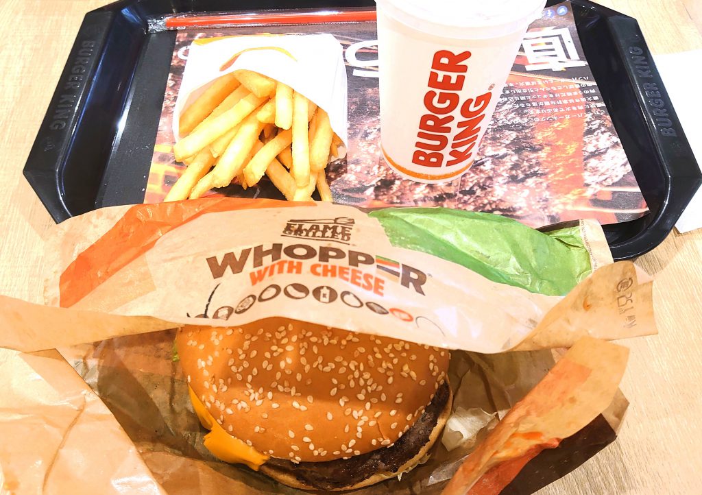 BURGER KINGさんのダブルワッパーチーズ②