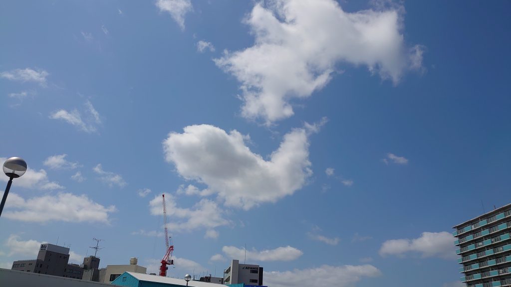 大阪市内はええ天気でっせー