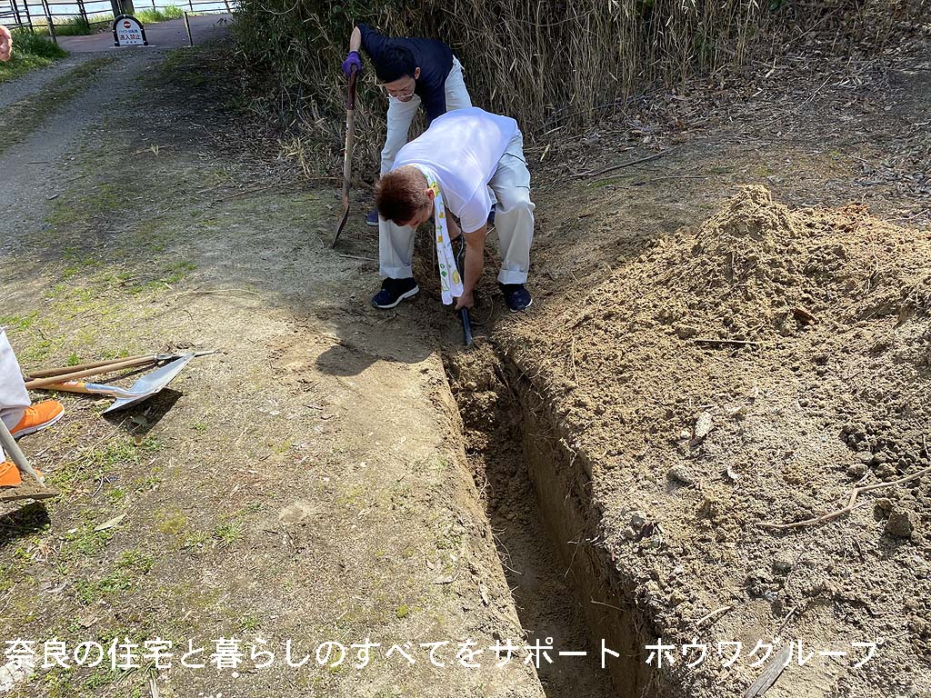 側溝の土や砂の撤去依頼ー斑鳩町ー