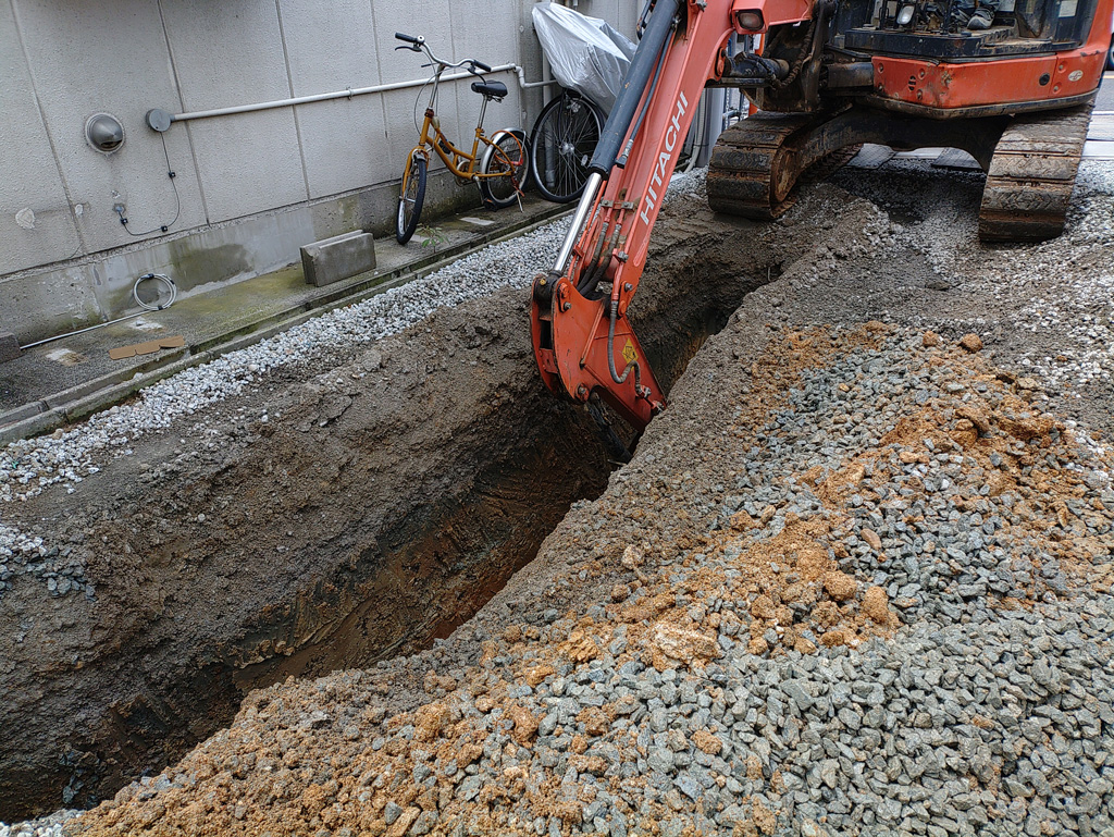 掘り井戸の掘り足し 延長 容量アップ