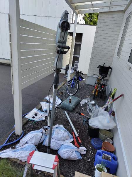 京都府Aさまの場合 「矢太郎Pro・電動ポンプアダプタ20・ポンプ一発配管砂取り器付き」