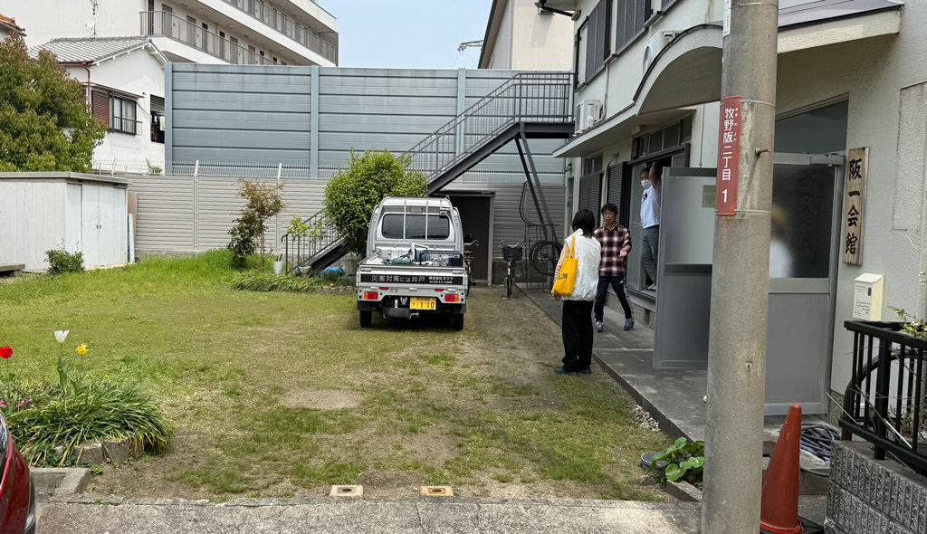 自治会の皆さまと井戸づくり 大阪府枚方市 牧野阪一丁目自治会さま