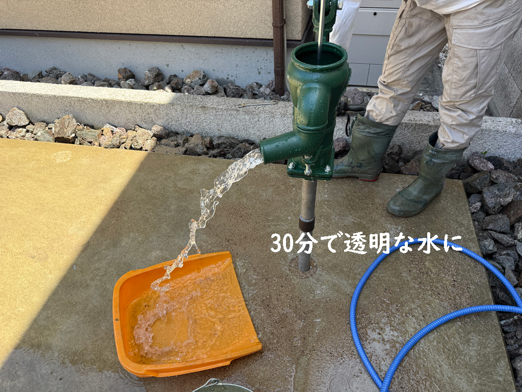 矢太郎Proを使って井戸づくり | 大阪府東大阪市にて