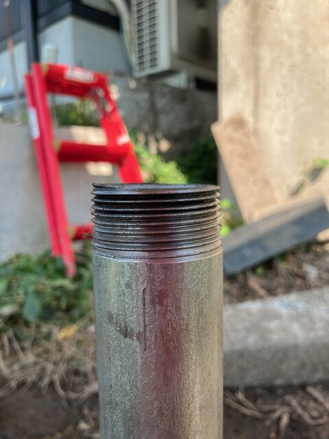 井戸管のねじ山を痛める