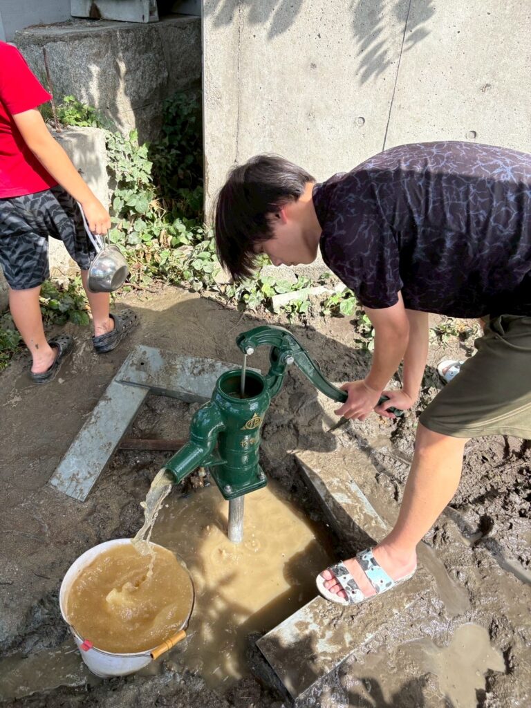 子供達のパワーで8m層の水が変わる