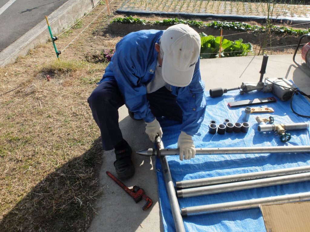 4 先頭管に矢じり取付