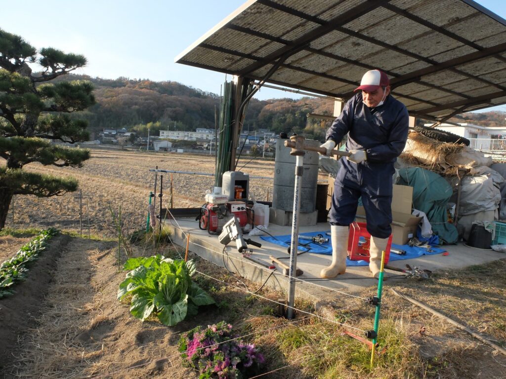 6 延長管3本打込