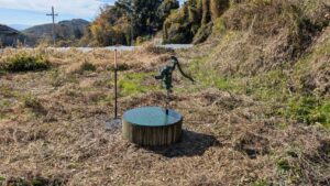 ふどう農家さんの古い井戸を再生復活