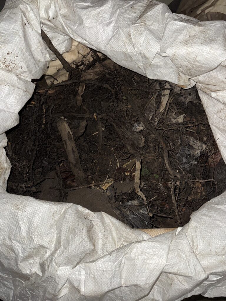 耕作放棄地を田んぼへ　1日で水田が完成しました