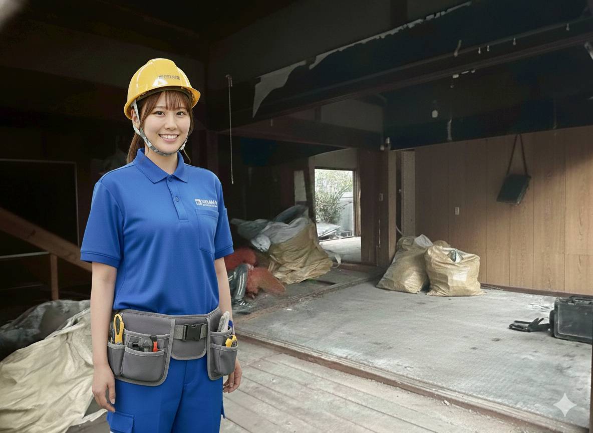 整理整頓された屋内現場