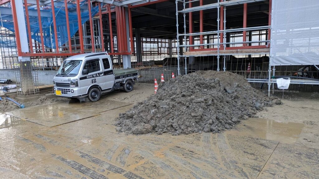 掘削により排出された残土