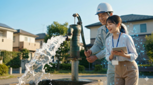 防災井戸の修理｜水が出ない意外な理由は？学園大和町メンテナンス報告｜株式会社ホウワ